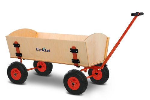 Eckla Bollerwagen Ecklatrak-Long 100 cm - mit Hinterachslenkung & Lufträder